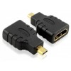 HDMI Female to Micro HDMI Male F/M Converter Adapter Connector